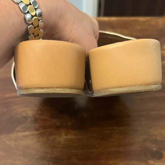 Beek Metallic Gold Slide Sandals - Picture 7 of 7